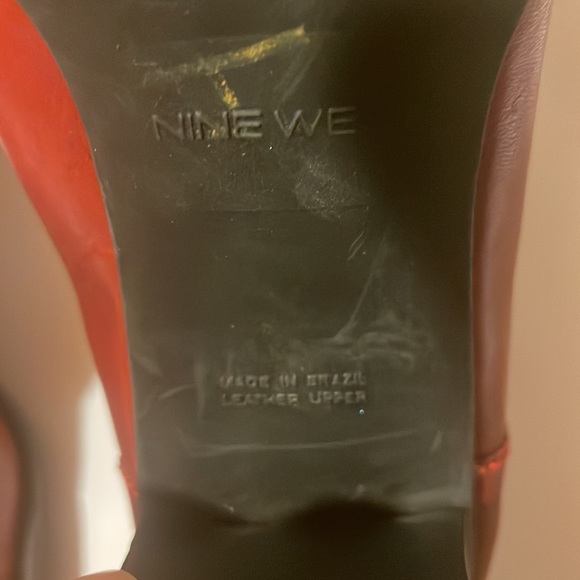 Nine West Red Leather Shoes - Picture 7 of 8